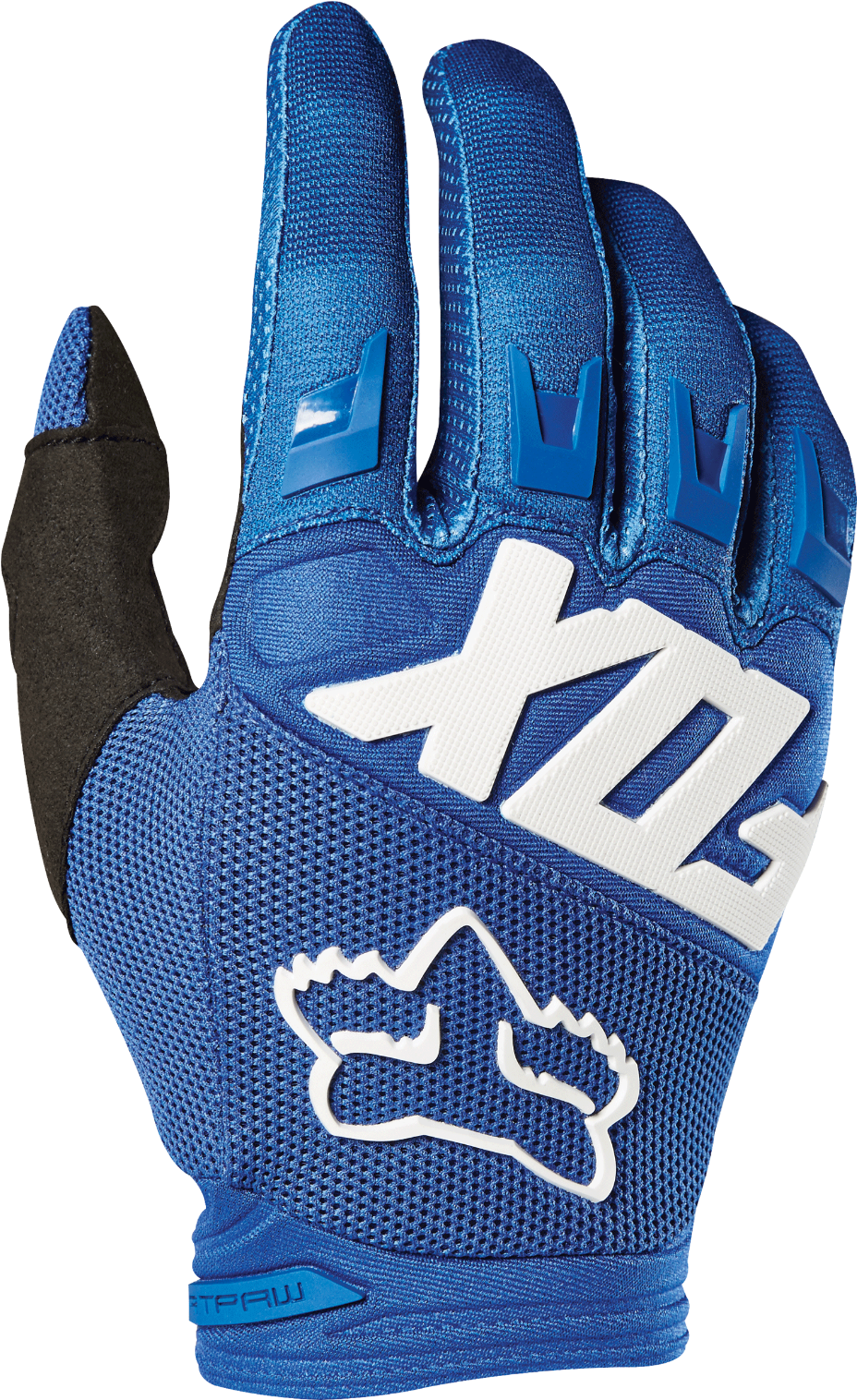 2019 Fox Racing Dirt Paw Gloves - Fox Dirtpaw Race Blue Youth Gloves - 2018 (1275x1515), Png Download