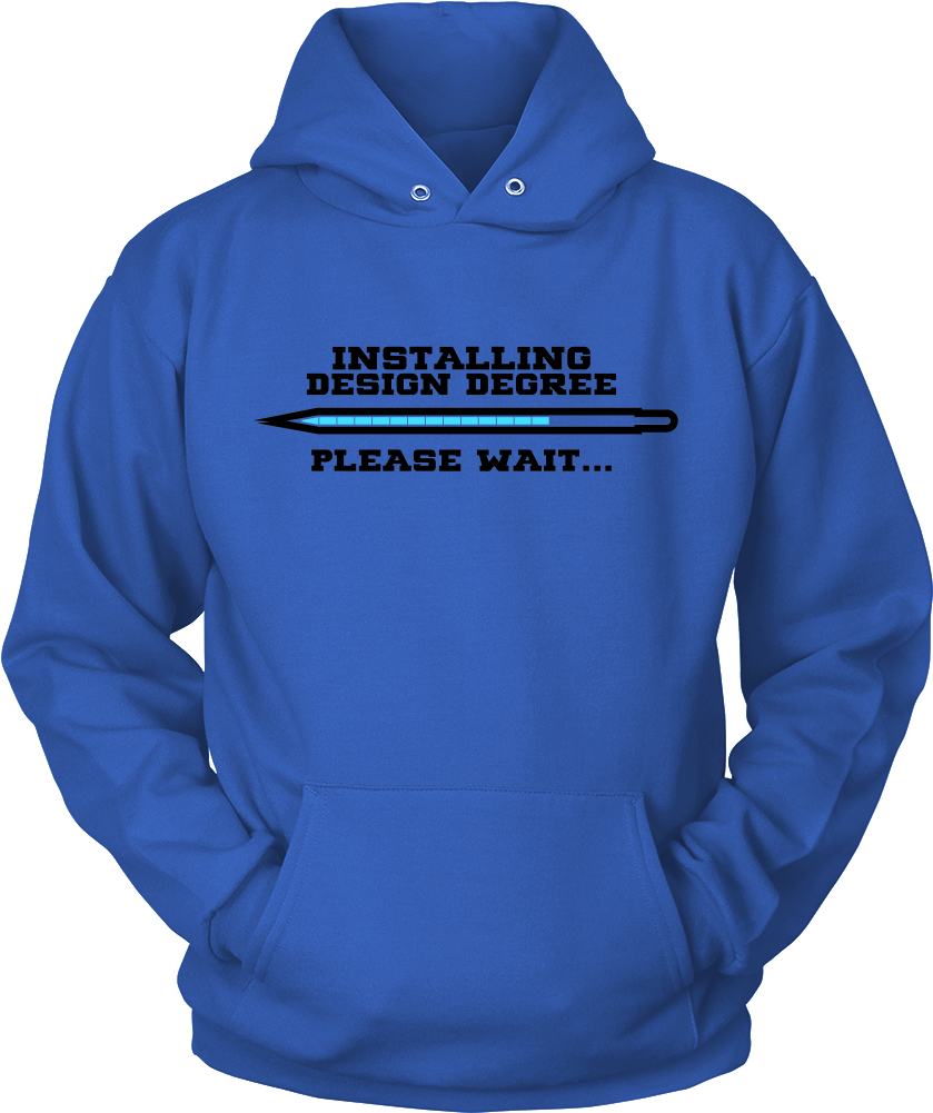 Funkyshirty Installing Design Degree Please Wait - Computer-wissenschaftlicher Abschluss Rundes Silberfarbenes (1000x1000), Png Download