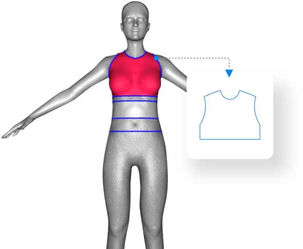 The Clothing Is Created Directly In 4d, Already With (595x531), Png Download