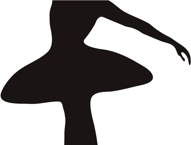 Ballerina Clipart Silouette - Baletka S Deštníkem Silueta (640x480), Png Download