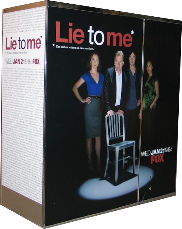Lie To Me Classic Photo Booth Back - Lie To Me (602x756), Png Download