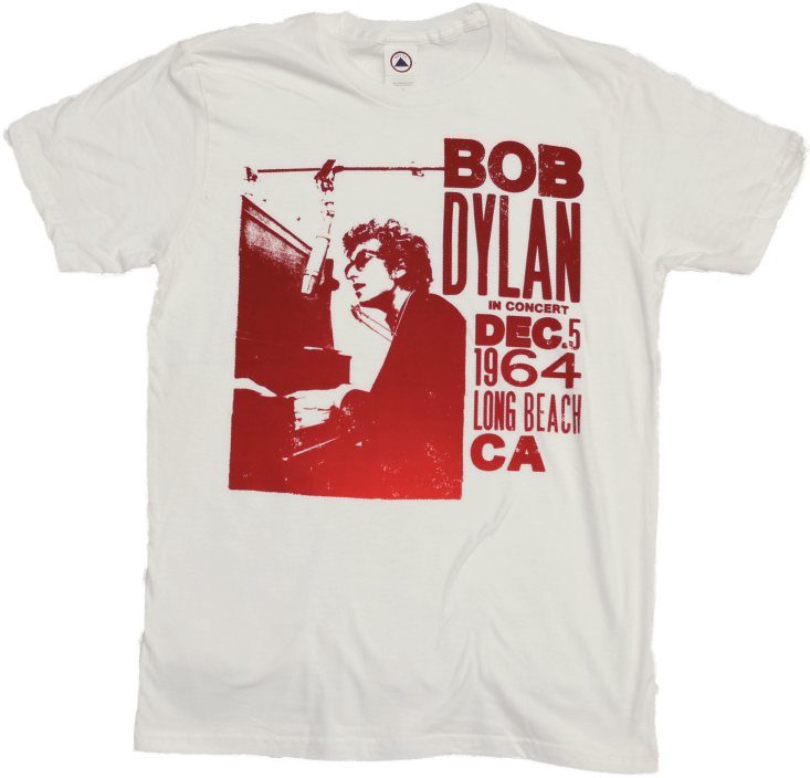 Bob Dylan In Concert T-shirt (800x800), Png Download
