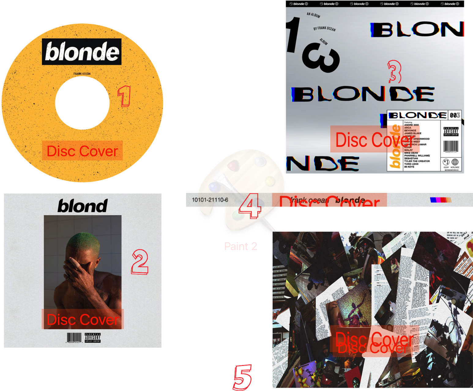 Update On My 2nd Project, Custom Blonde Cd Inserts (1600x1440), Png Download