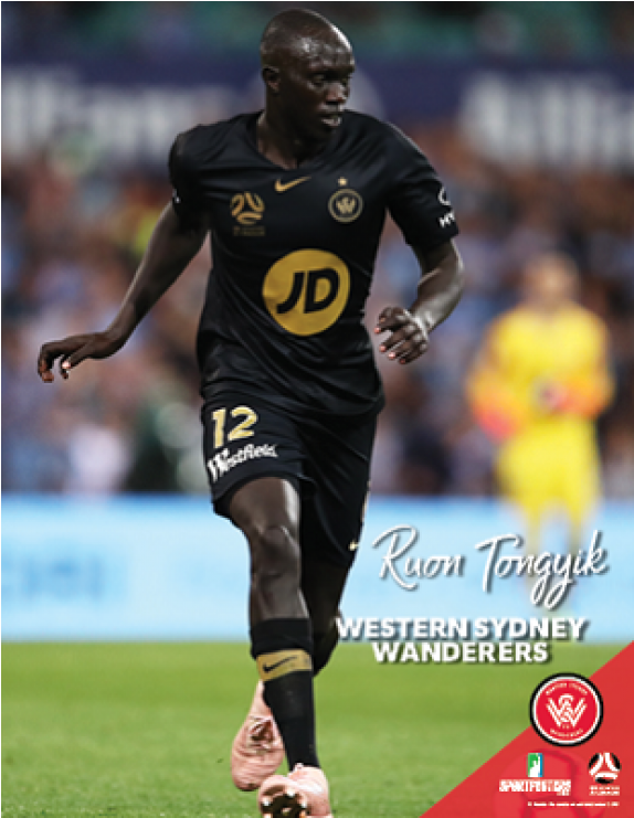 Ruon Tongyik Western Sydney Wanderers Poster - Western Sydney Wanderers Fc (740x740), Png Download