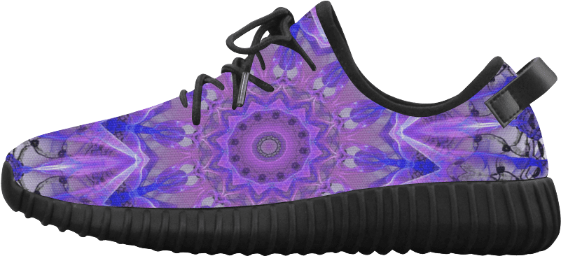 Abstract Plum Ice Crystal Palace Lattice Lace Grus - Sneakers (895x485), Png Download