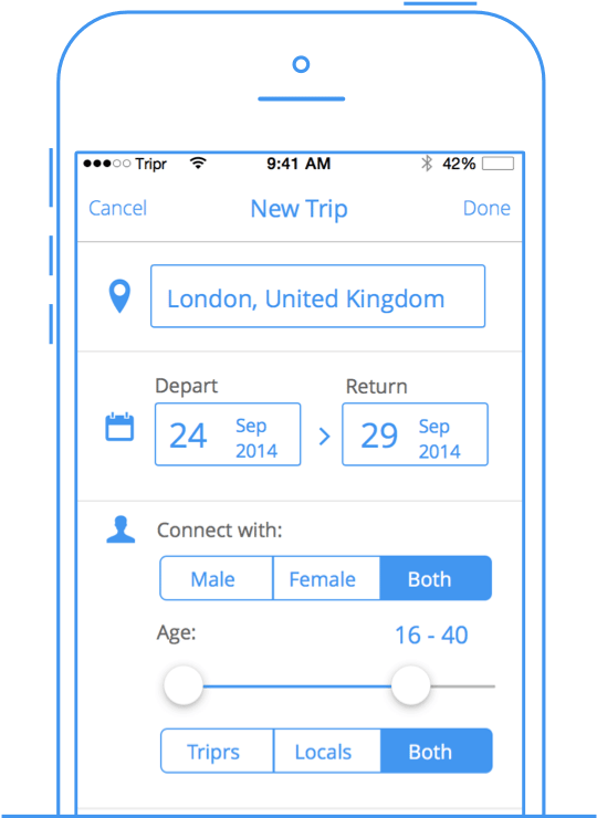 Tripr - Evolve - Apps - Technology - Travelling - Traveler - Iphone (800x800), Png Download
