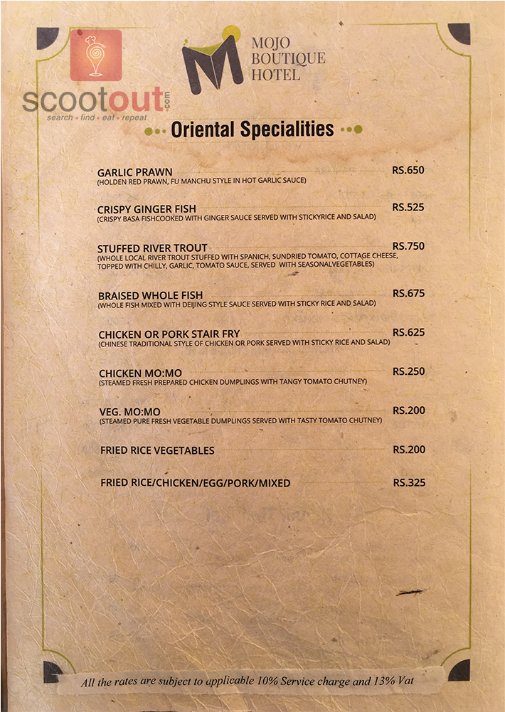 Photos - Mojo Boutique Hotel Menu (1000x1000), Png Download