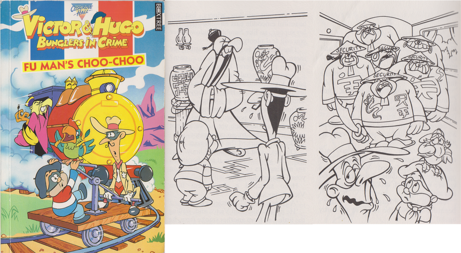 Fu Manchu And Connects With The Train Motif - Victor And Hugo: In The Big Nap: Bunglers In Crime (1600x847), Png Download