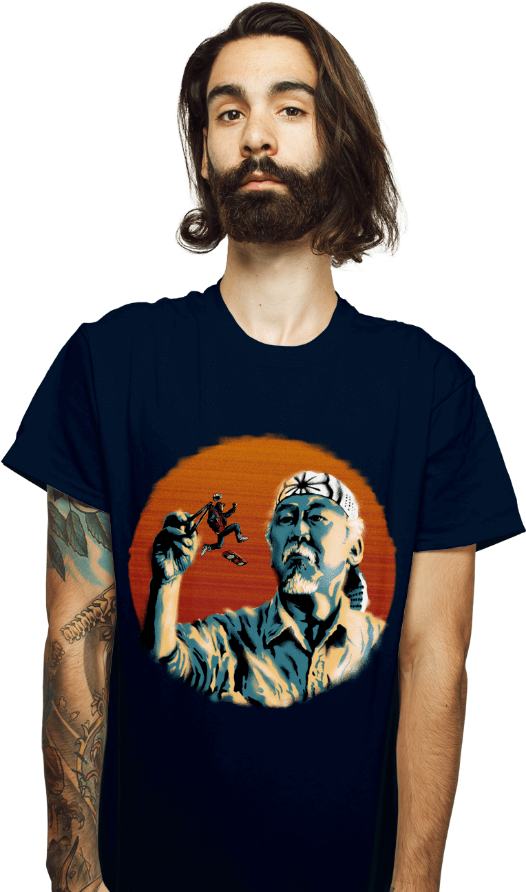 Miyagi & Marty Mcfly - Don T Think So Shirt (930x1322), Png Download