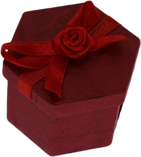 Ringbox Jewelry Box Dark Red - Wrapping Paper (800x600), Png Download