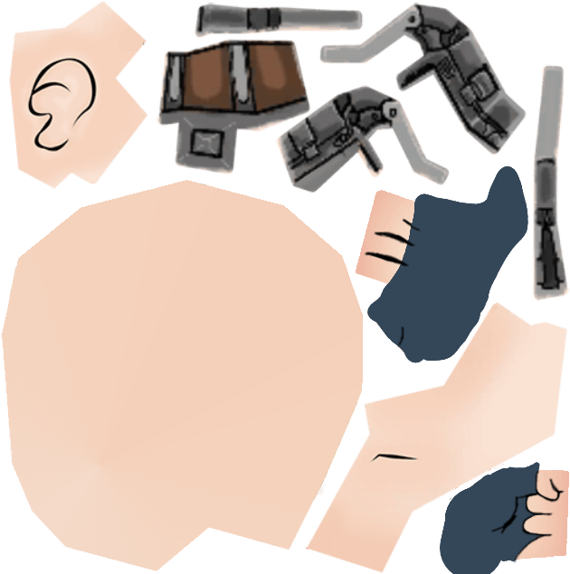 Aottg Custom Skin (640x640), Png Download
