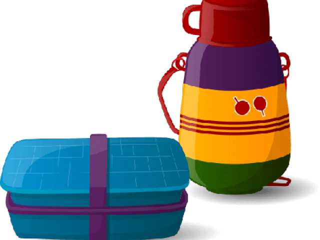 School Water Bottle Vector Png (640x480), Png Download