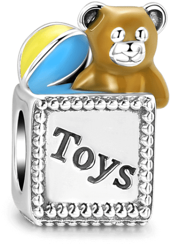 Occupations & Hobby Charms Soufeel Toy Bear (750x750), Png Download