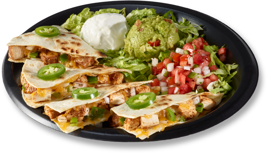 Fajita Quesadilla - Tijuana Flats (861x492), Png Download