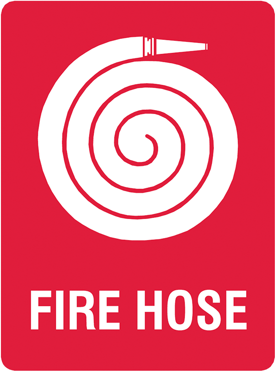 Brady Fire Equipment Signs - Fire Hose Reel Symbol (800x800), Png Download