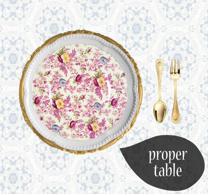 The Right Way To Set Your Table Bitmellow (710x660), Png Download