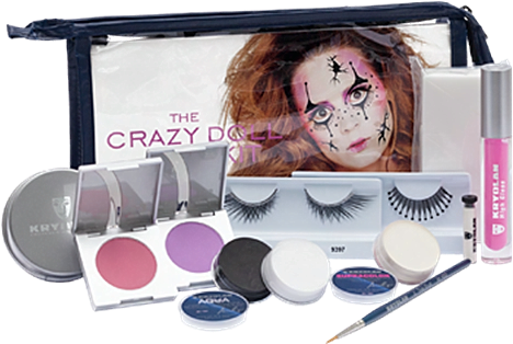 Kryolan The Crazy Doll Makeup Kit 3009/03 (600x600), Png Download