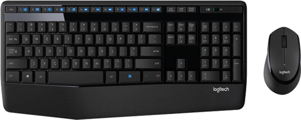 Logitech Mk345 Wireless Laptop Keyboard - Logitech Mk345 (600x600), Png Download