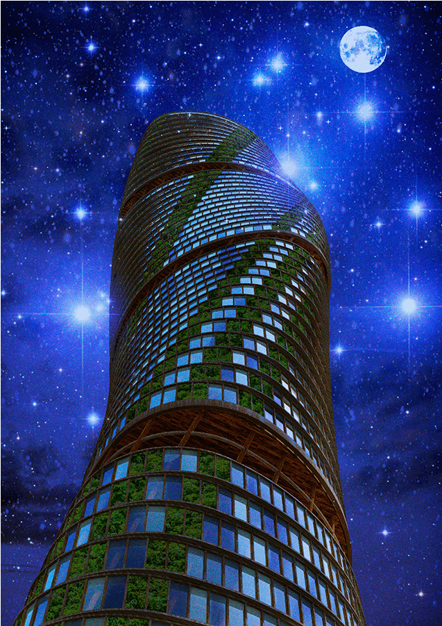Courtesy Of Hermann Kamte & Associates - Skyscraper (1273x900), Png Download