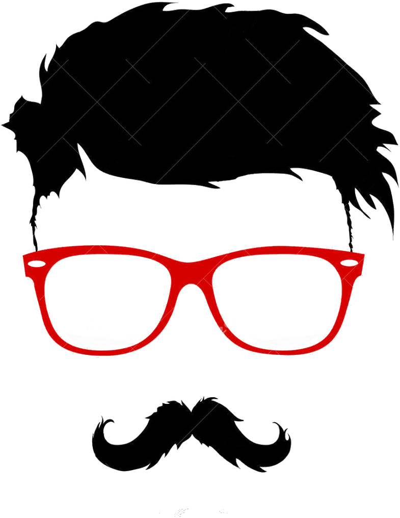 Hairstyle Vector Bun Graphics Moustache Beard - Beard And Moustache Clipart (1200x1161), Png Download