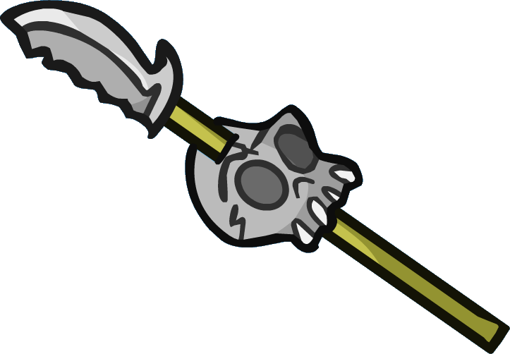 Skull Spear - Skull On A Spear (723x502), Png Download