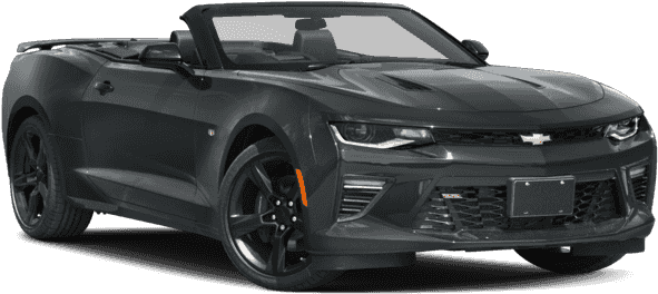 New 2017 Chevrolet Camaro Ss - 2018 Black Convertible Camaro (640x480), Png Download
