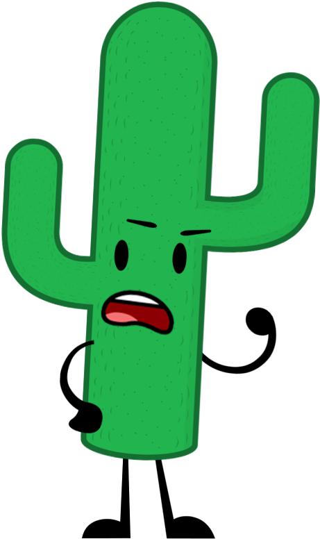 Cactus Pose 2 - Object Redemption Cactus (483x787), Png Download