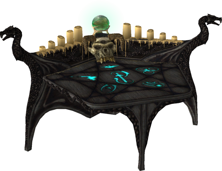 Activate The Table With The Magic Dagger In Your Inventory - Table D Enchantement Skyrim (778x600), Png Download