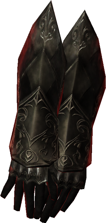 Armor F-m - Skyrim Gauntlets (725x728), Png Download