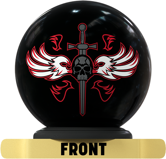 Skull Ball Dagger (575x549), Png Download