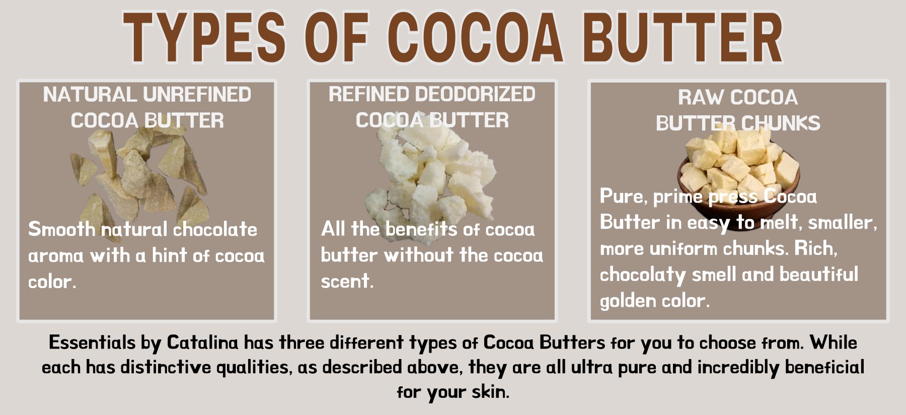 Cocoa Butter Comparison (1800x824), Png Download