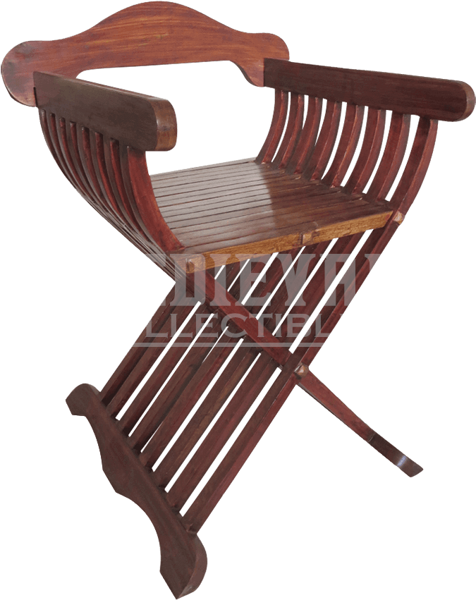 Whip And Chair Png Black And White Stock - Medieval Wooden Folding Chair (850x850), Png Download