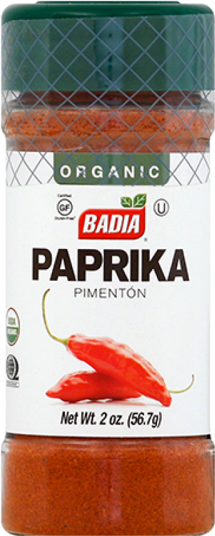 Paprika 2 Oz - Badia Organic Paprika - 2 Oz (1024x1024), Png Download