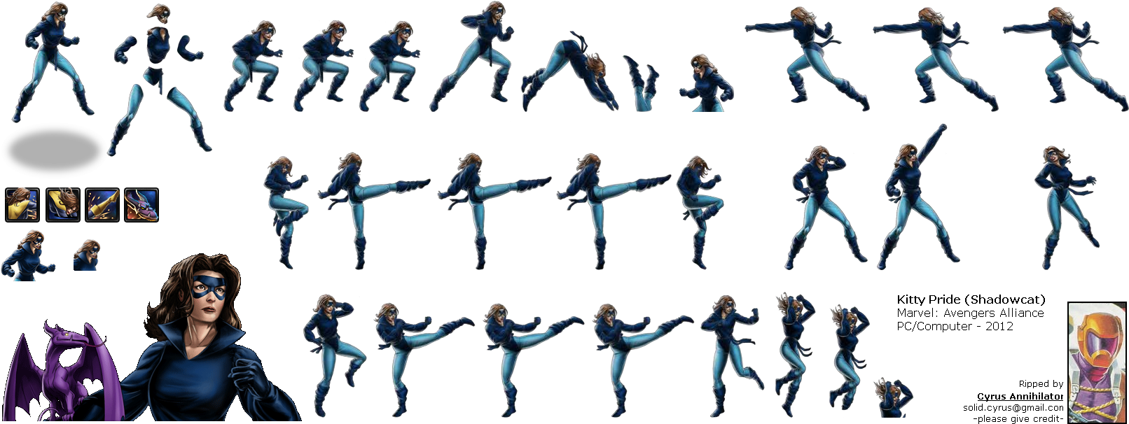 Click For Full Sized Image Kitty Pryde - Figure Skating Jumps (1616x614), Png Download
