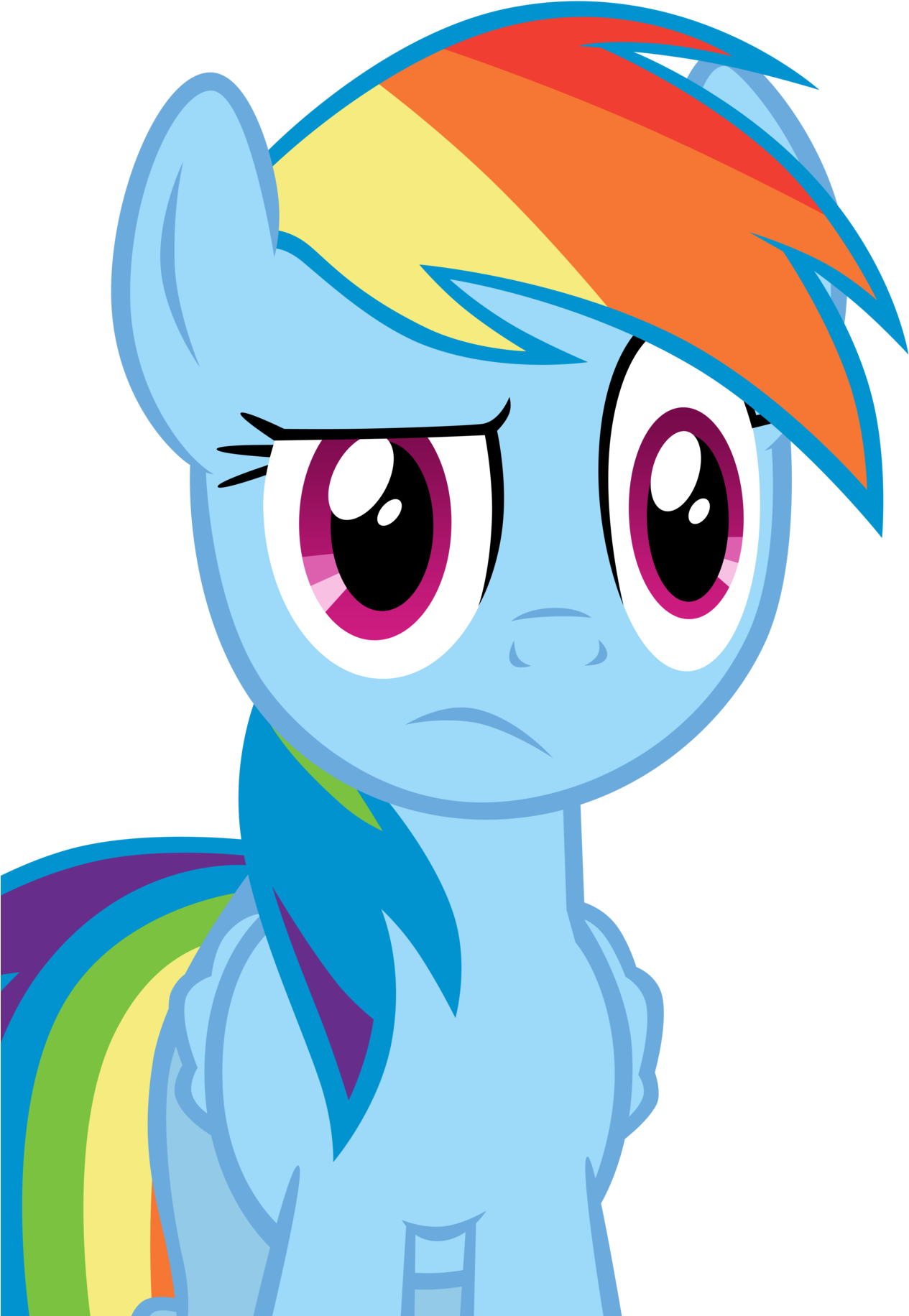 View 1358174745095 , - Mlp Rainbow Dash Post (1280x1867), Png Download
