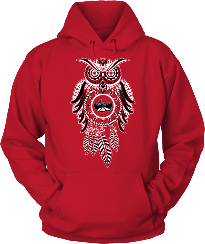 Sugar Skull Owl - Sugar Skull Owl - Unlv Rebels - Gildan Fleece Crew (1000x1000), Png Download