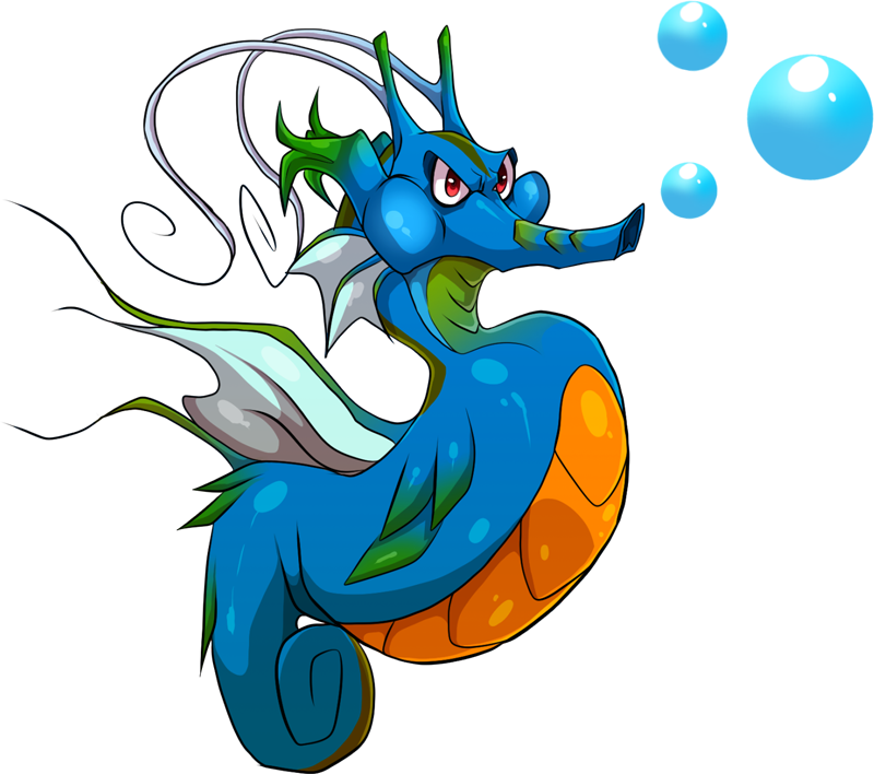 Pokemon Shiny-kingdra Is A Fictional Character Of Humans - Pokédex (800x708), Png Download