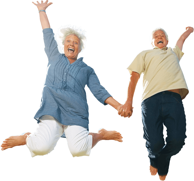 To Enjoyable, Enriched, Retirement Living - Senior Citizens Having Fun (675x631), Png Download