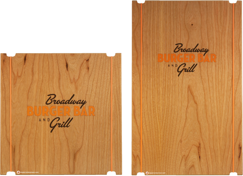 Wood Menu, Broadway Burger - Menu (827x600), Png Download
