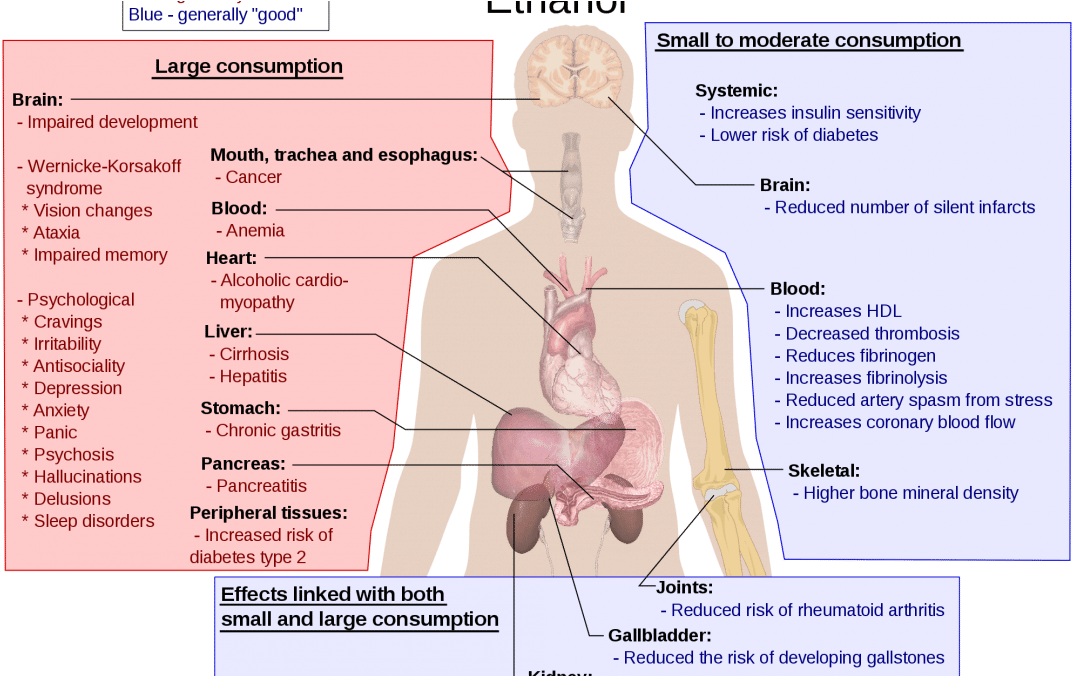 Help For Health Anxiety - Long Term Effects Of Alcohol (1080x675), Png Download