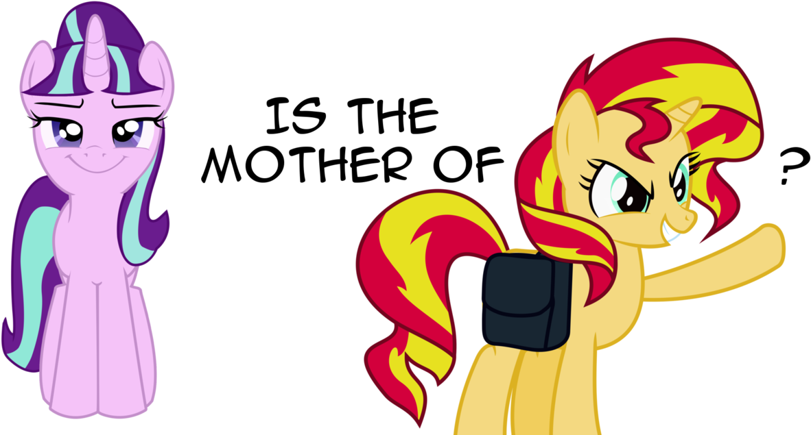 Large - Starlight Glimmer And Sunset Shimmer Related (1280x655), Png Download