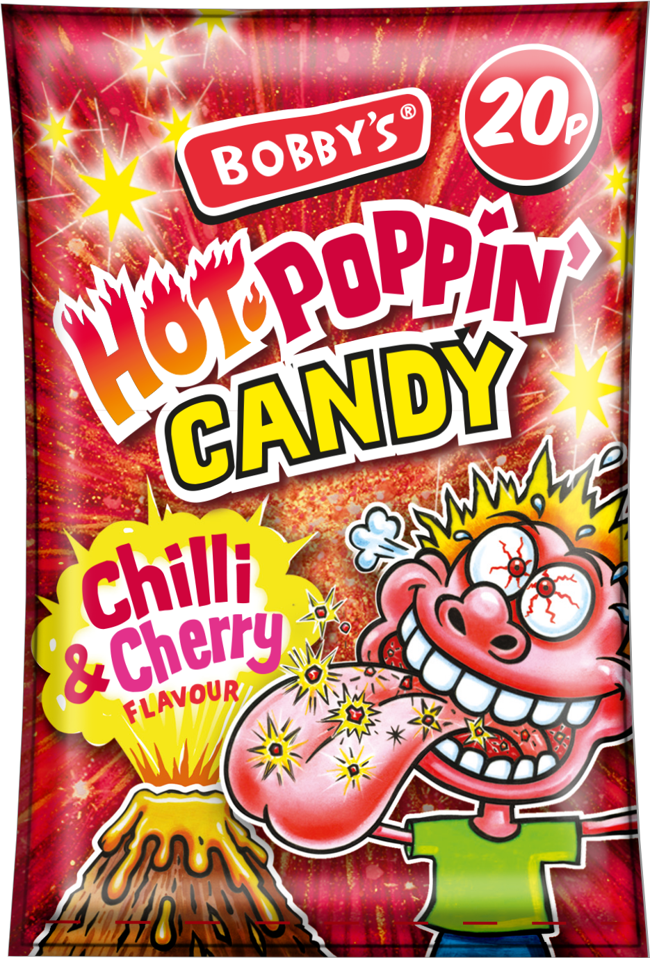 Hot Poppin Candy - Bobbys (1516x1794), Png Download