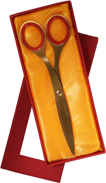 Gold Scissors - Wood (800x800), Png Download