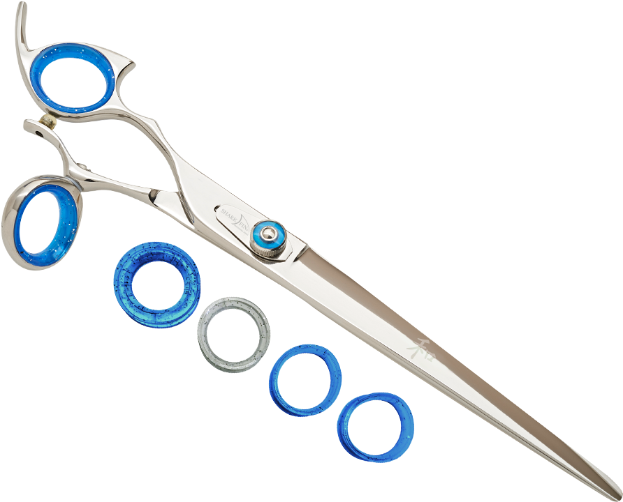 Left Hand Gold Line Swivel Stainless Curved Blade - .com (900x900), Png Download