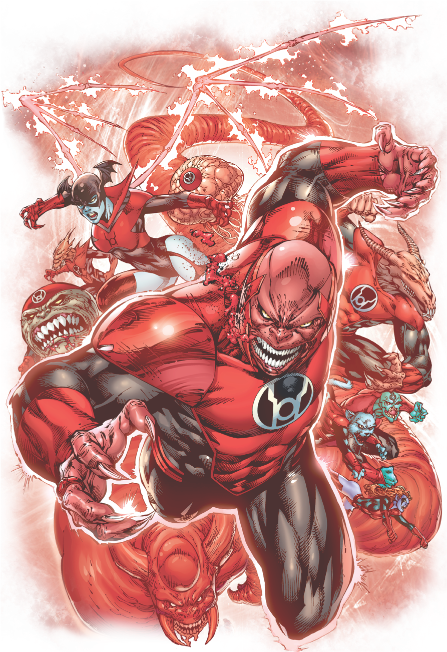 Green Lantern Red Lanterns - Red Lanterns 1 (972x1343), Png Download