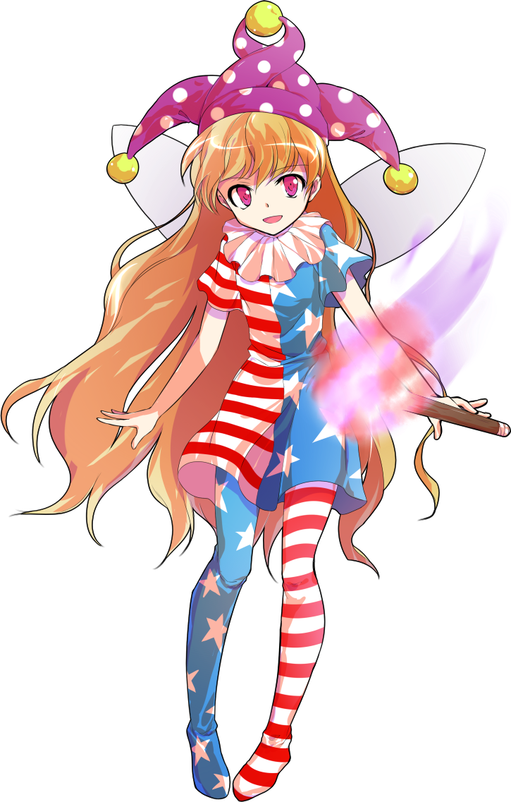 Clownpiece, Constanze, Cacodemon, Chimupic - Clownpiece From Touhou (725x1137), Png Download
