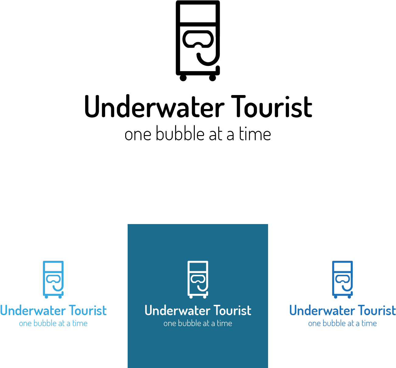 Logo Design By Shanchud For Underwater Tourist (1500x1500), Png Download