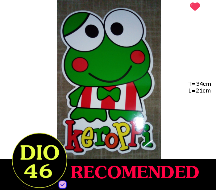 Stiker Anak Karakter Keroppi Wall Sticker Paper Dinding - Richard Sanderson Dreams Are My (700x616), Png Download