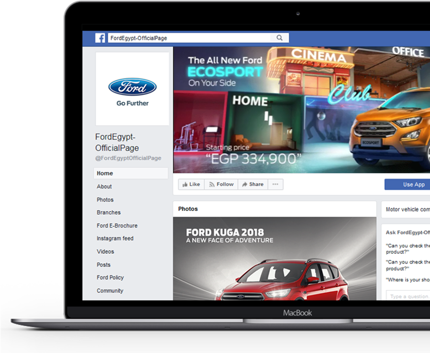 Visit Page - Ford (872x733), Png Download