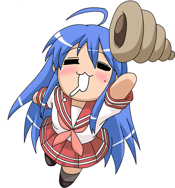 Posted Image - Konata Render (600x650), Png Download